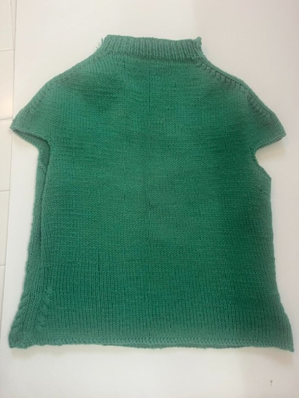 Women's Green Knitted Sweater M